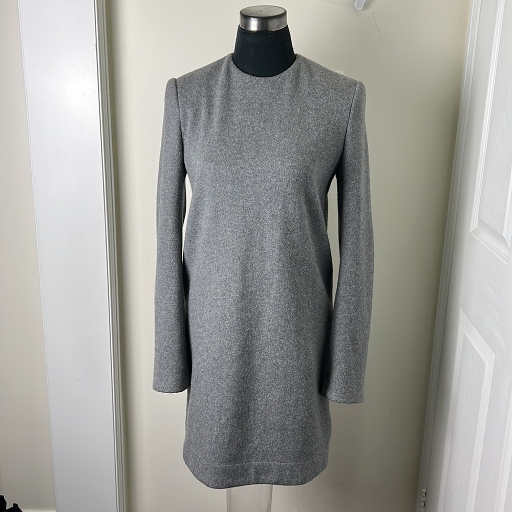 Haider Ackermann 80% Wool Structure Shift Dress Size 36
